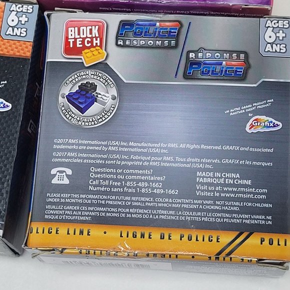 New Block Tech Figurines Lot of 4 - Fire, Police, Turbo Racers, Best Friends - Picture 10 of 16